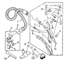 Kenmore 1162745583 hose and attachment diagram