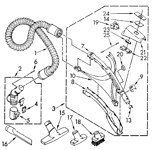 Hose and attachment