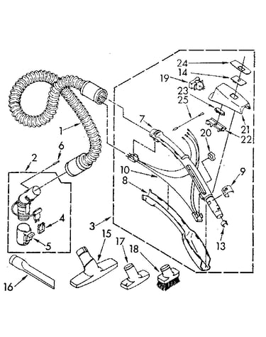 Hose and attachment