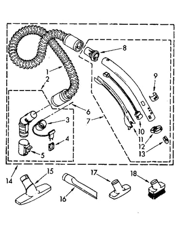 Hose and attachment