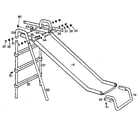 Sears 786720410 slide assembly diagram