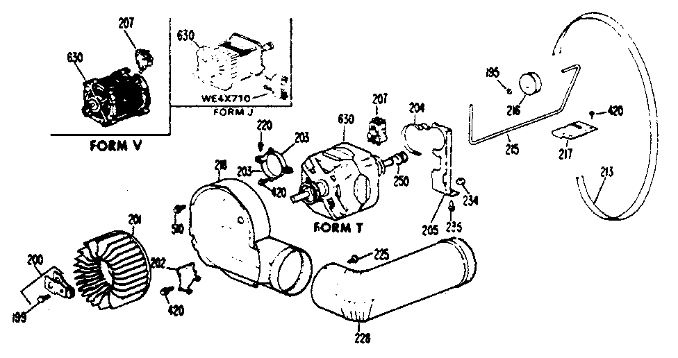 Blower & drive assembly