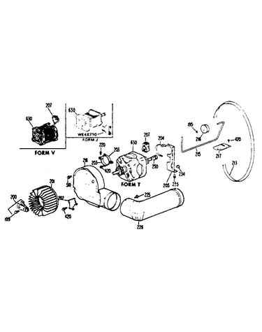 Blower & drive assembly
