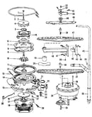 Motor, heater, and spray arm
