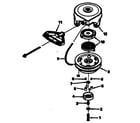 Tecumseh HM80-155448P rewind starter diagram