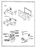 Control panel, door parts & packing & accessories