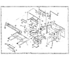 Kenmore 99758 (1988) cabinet diagram