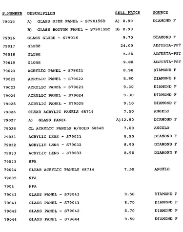 Stock # 79015-79044