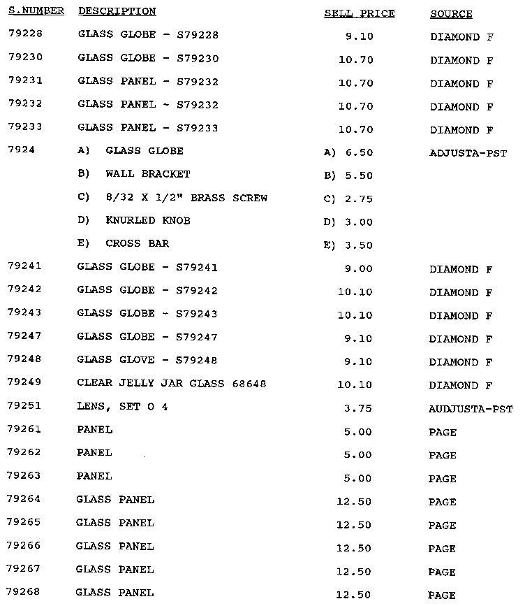 Stock # 79228-79268