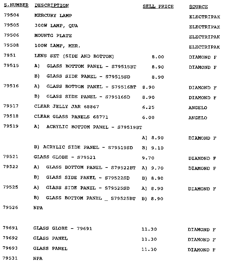 Stock # 79504-79531