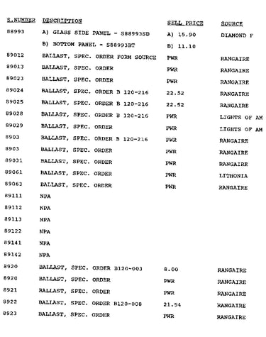 Stock # 88993-8923