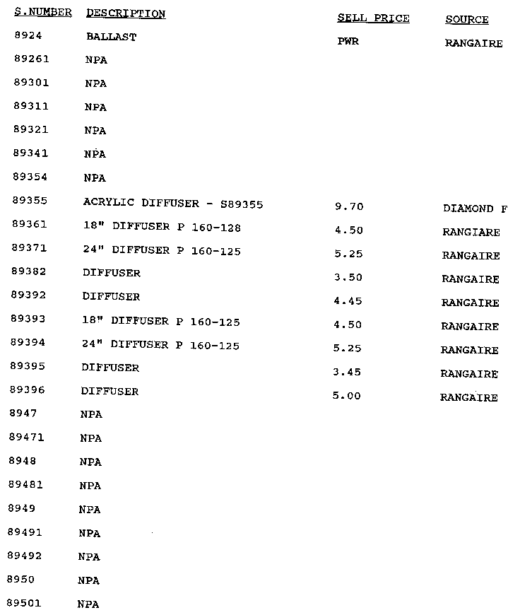 Stock # 8924-89501