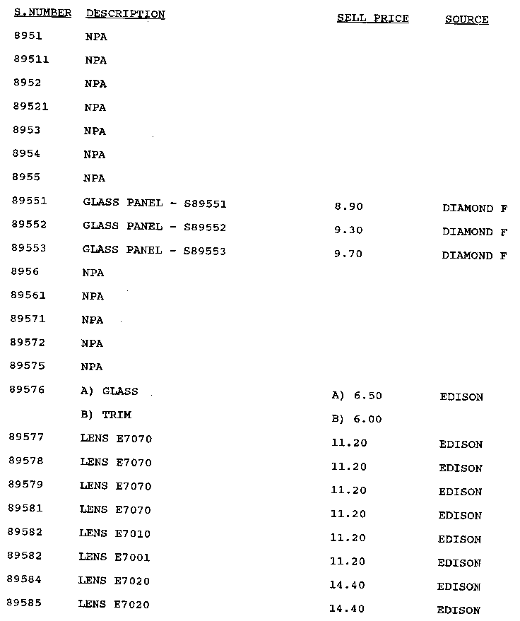 Stock # 8951-89585