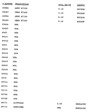 Stock # 89586-89772