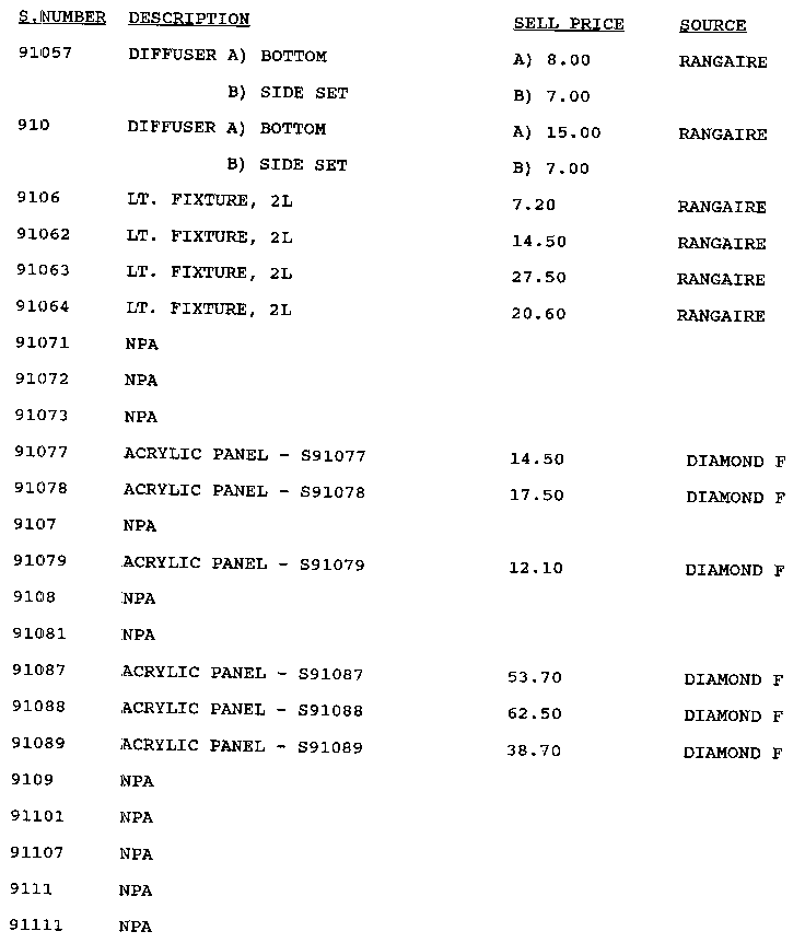 Stock # 91057-911111