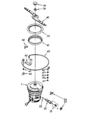 Heater, pump and lower sprayarm
