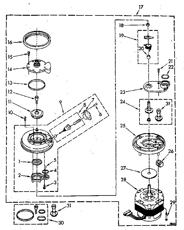 Pump and motor