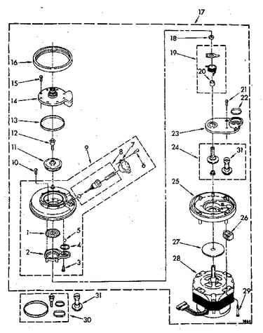 Pump and motor