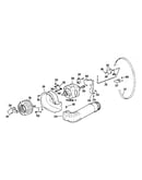Blower & drive asm.