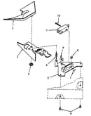 Loading door switch and bracket