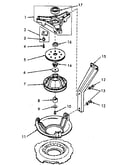 Bearing housing, brake, pulley and pivot dome