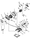 Motor, exhaust fan and belt