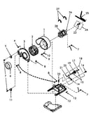 Motor, exhaust fan and belt