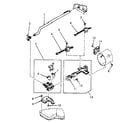 Speed Queen NG8639W53921 gas valve, igniter and burner tube diagram