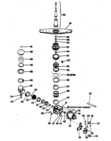 Motor-pump mechanism