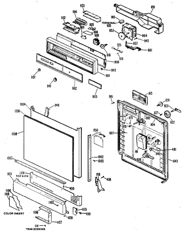Control panel and front