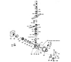 GE GSD1200G02 motor and pump assembly diagram