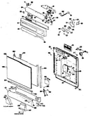 Control panel and door