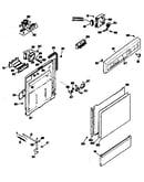 Control panel and door