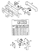 Backsplash assembly & timer components