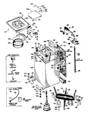 Cabinet and suspension asm.