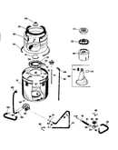 Tub/basket and agitator