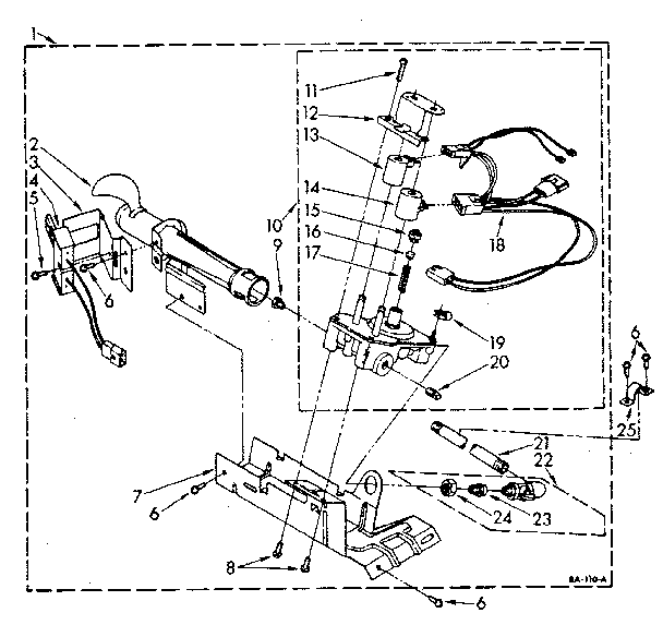 694670 burner assembly