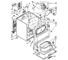 Whirlpool LE9800XSN0 cabinet diagram
