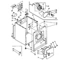 Whirlpool LE5700XSNW cabinet diagram