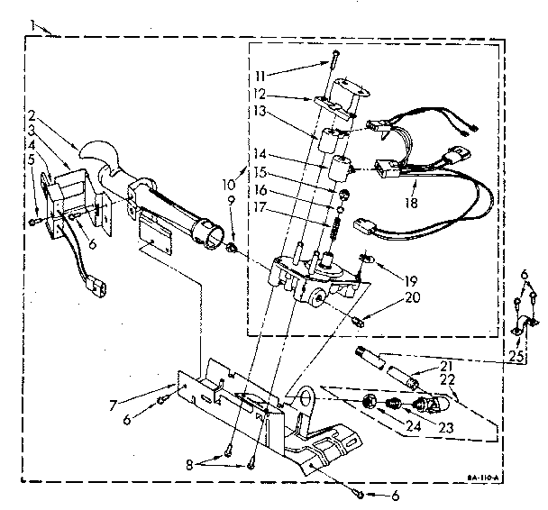 694670 burner assembly