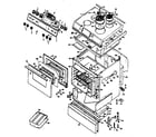 Kenmore 20211 (1988) body section diagram