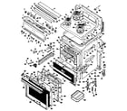 Kenmore 99158 (1988) electric range diagram