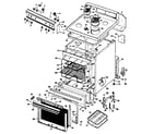 GE JBS03G0J3 electric range diagram