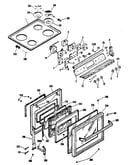 Cooktop and door
