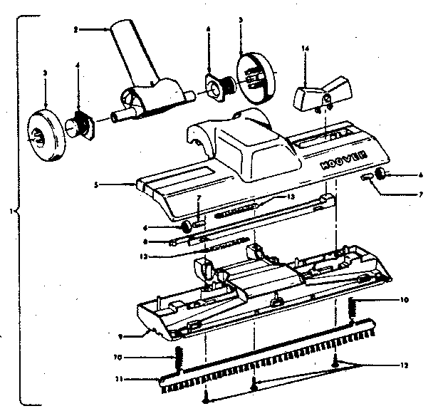 Rug & floor nozzle