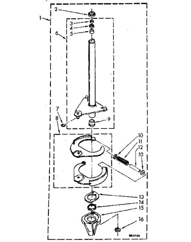 Brake and drive tube