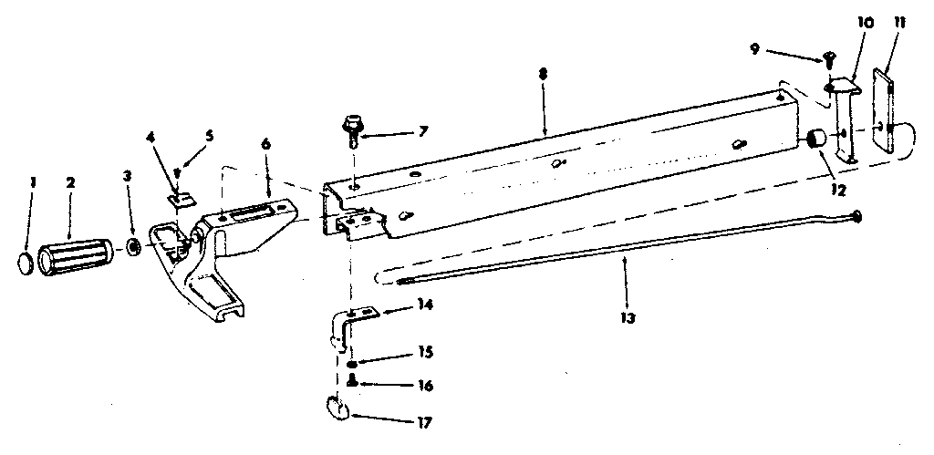 FIGURE 3 - 62782 FENCE ASSEMBLY