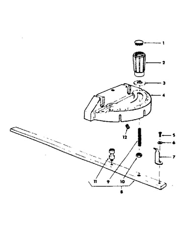 Figure 5-miter gauge assembly