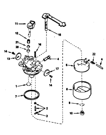 Carburetor no. 632410