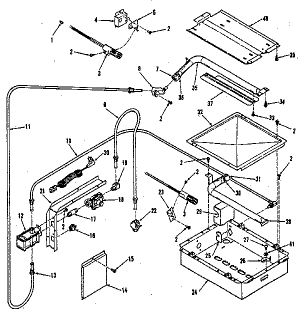Burner section